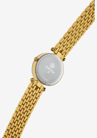 JOWISSA Analog Watch 'FACET STRASS' in Gold