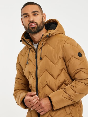 Threadbare Between-season jacket 'Sandey' in Brown