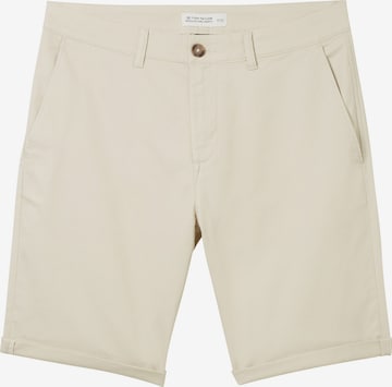 TOM TAILOR Regular Chino Pants in Beige: front