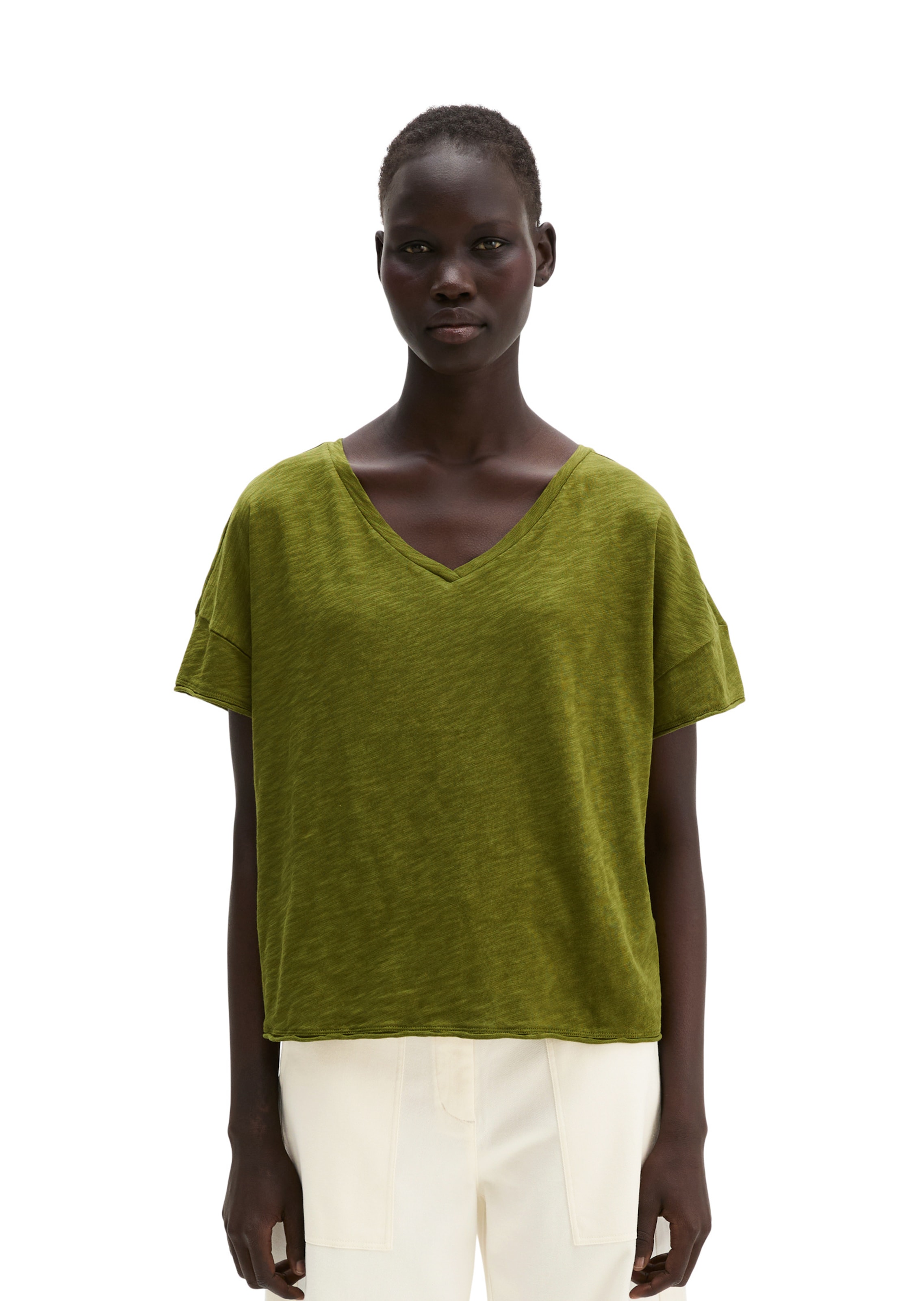 Marc O'Polo Shirt in Groen: voorkant