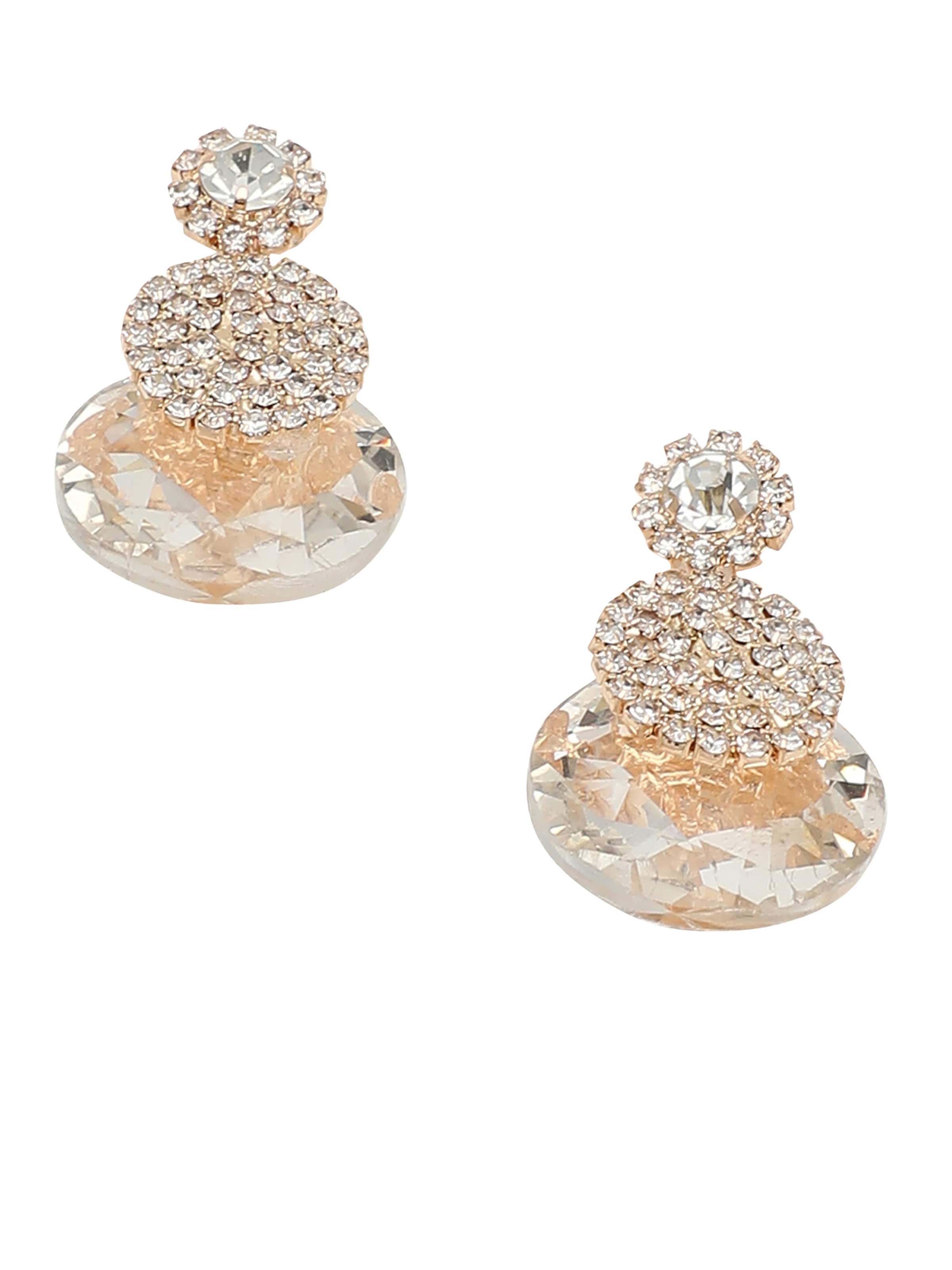 SOHI Uhani 'Gulab' | bež barva: sprednja stran