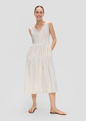 s.Oliver BLACK LABEL Kleid in Beige: Vorderseite