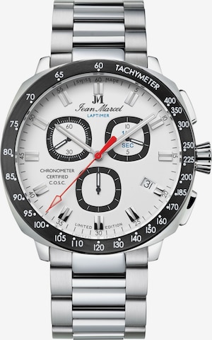 Montre à affichage analogique Jean Marcel en argent : devant