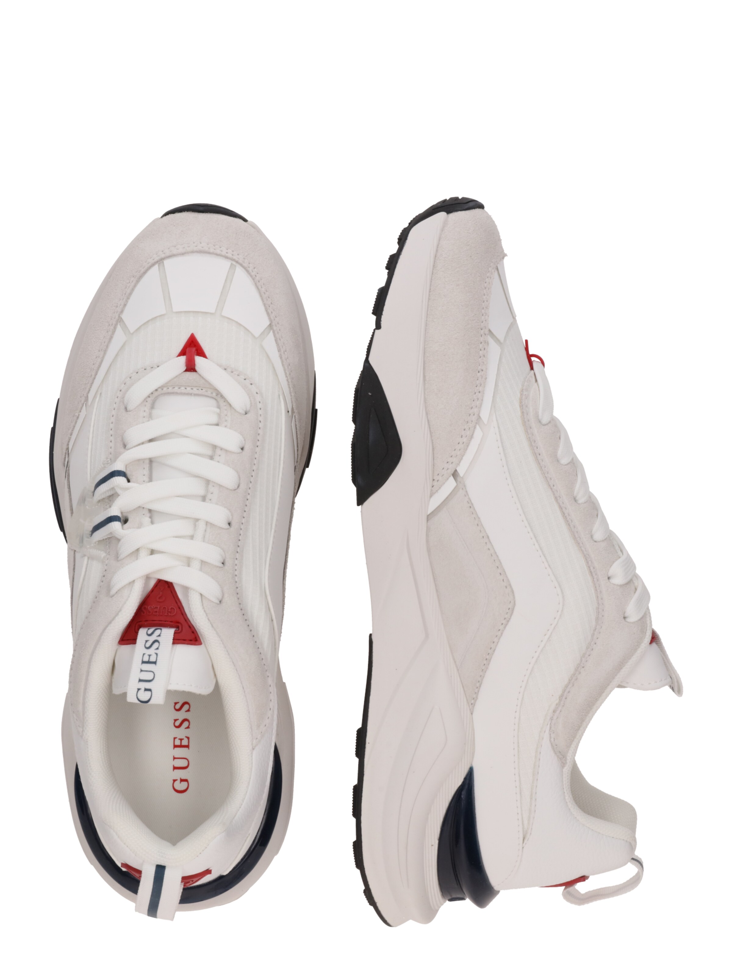 GUESS Rövid szárú sportcipők 'VALENCIA' - fehér