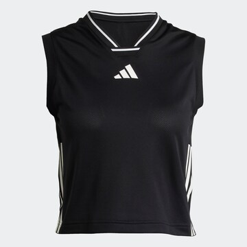 Top sportivo 'TIRO' di ADIDAS SPORTSWEAR in nero: frontale