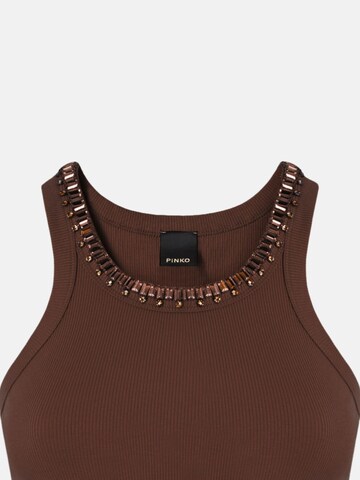 PINKO Shirt 'PINKO REDBULL' in Brown