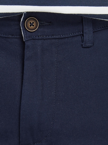 JACK & JONES Úzky strih Chino nohavice 'Marco Dave' - Modrá