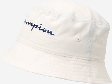 Champion Authentic Athletic Apparel Hat in White: front