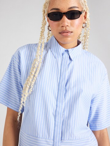 Chemisier 'VMHANNA' VERO MODA en bleu