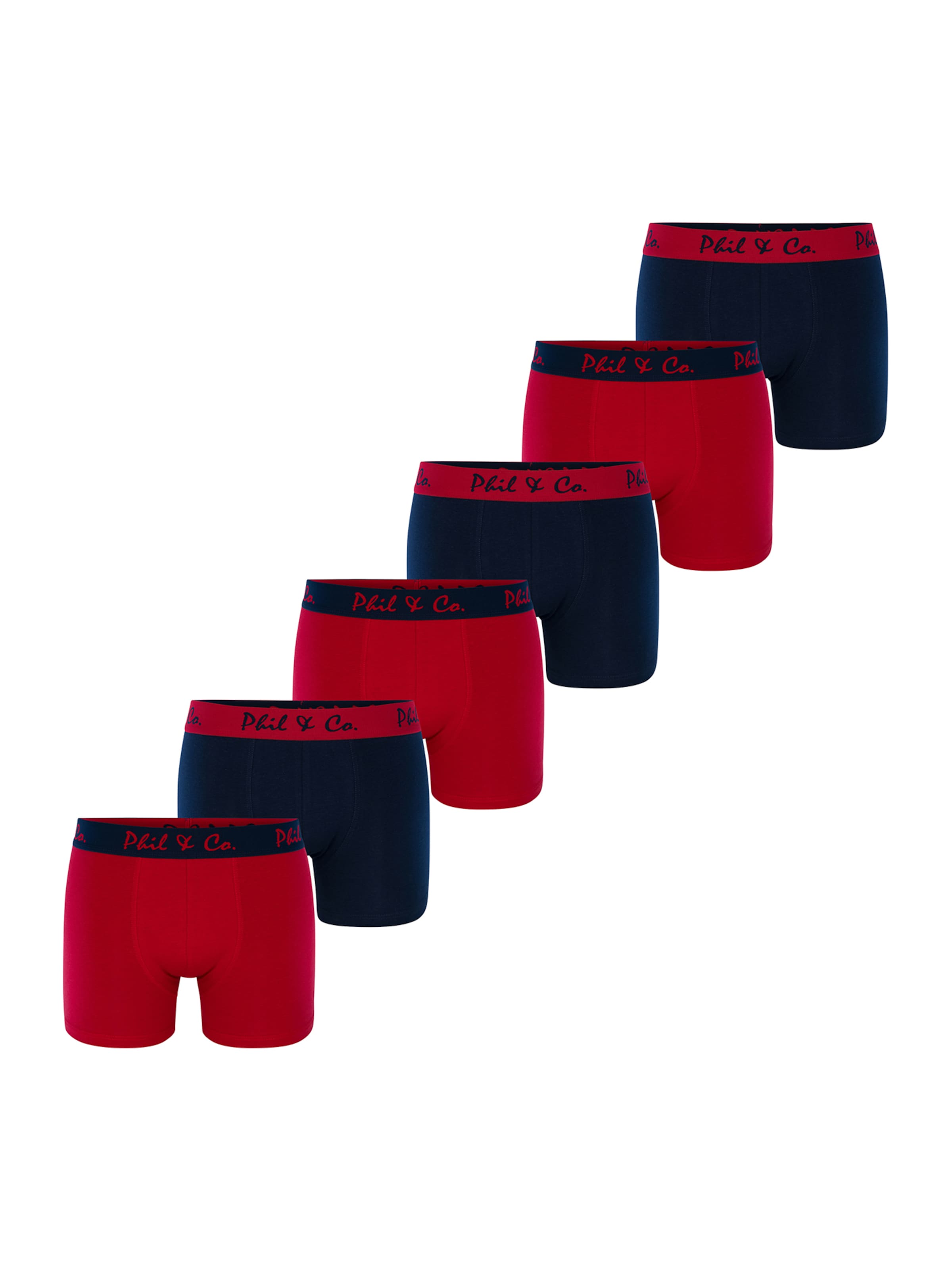 Phil & Co. Berlin Boxershorts in Blau: Vorderseite