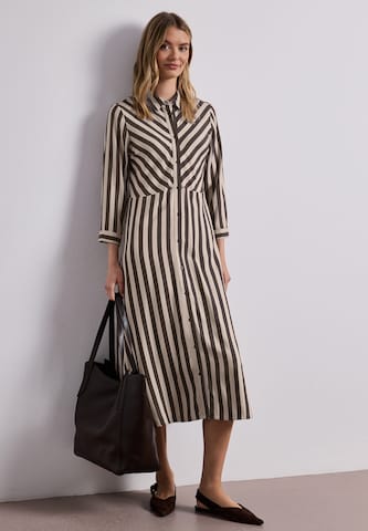 STREET ONE Kleid in Beige: Vorderseite