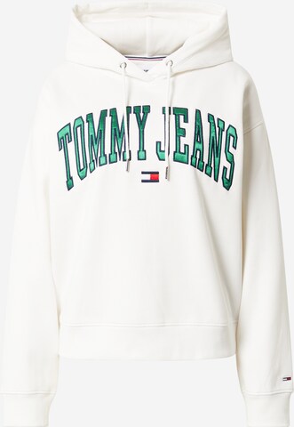 Tommy Jeans Bluzka sportowa w kolorze beżowy: przód