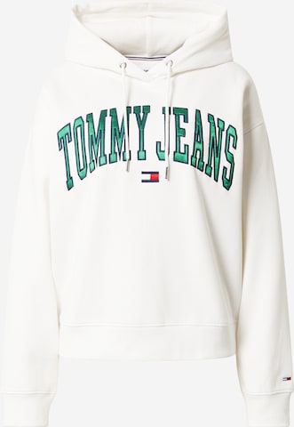 Tommy Jeans - Sudadera en beige: frente