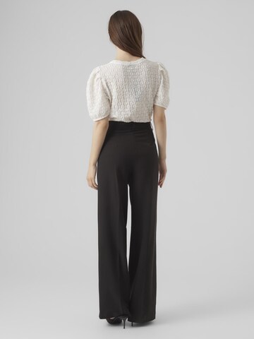 VERO MODA Blouse 'FLOWER' in White