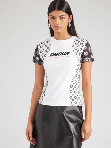 Desigual Tričko – bílá: přední strana