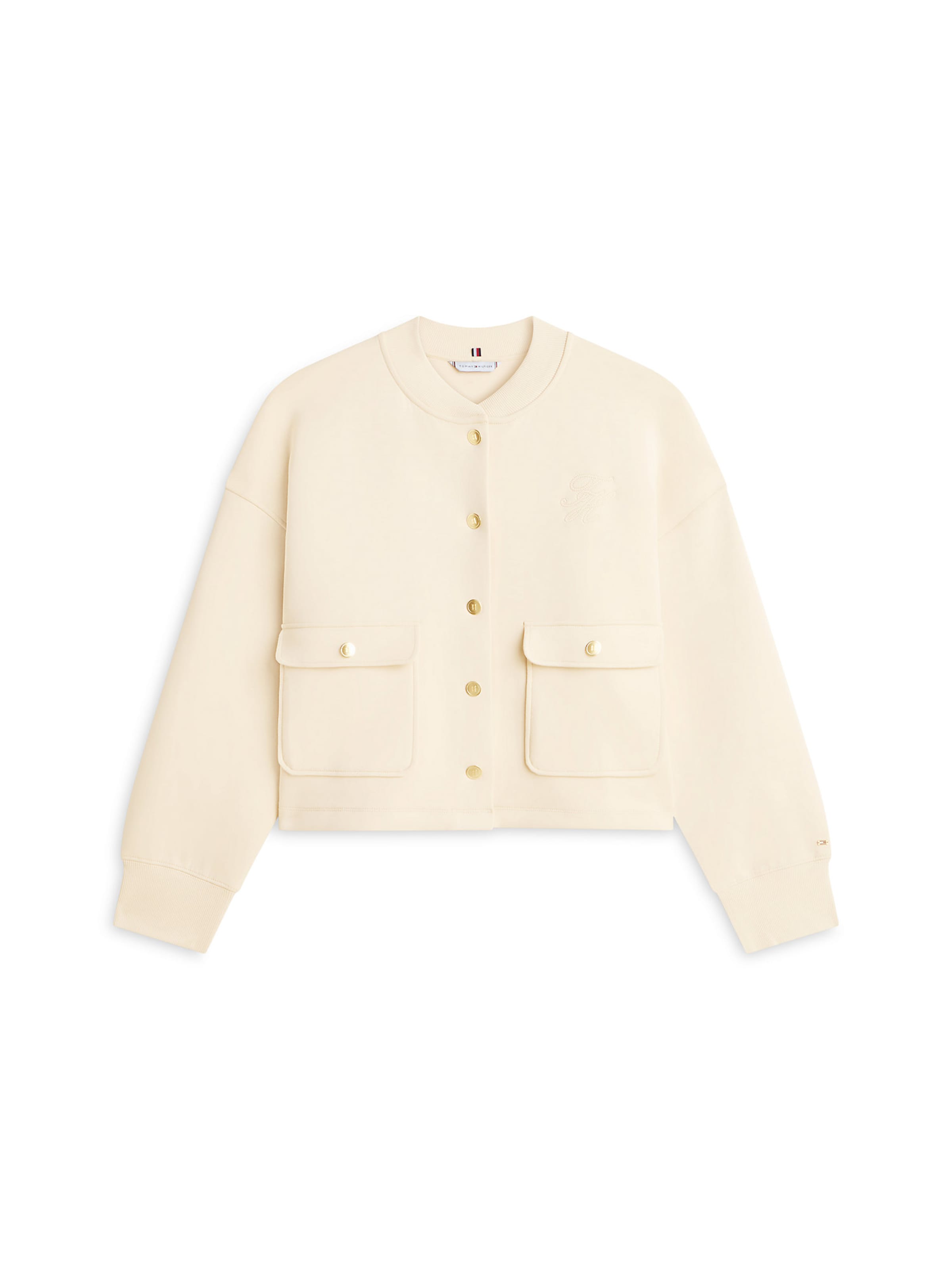 TOMMY HILFIGER Between-season jacket in Beige: front