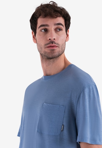 ICEBREAKER Funkcionalna majica 'ech Lite III' | modra barva