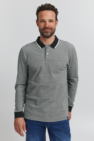 FQ1924 Poloshirt 'Emiljan' in Schwarz: predná strana