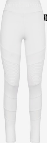 Leggings Plein Sport en blanc : devant