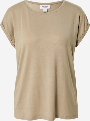 T-shirt 'AVA' VERO MODA en vert : devant