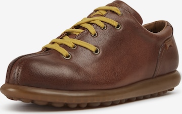 CAMPER Lace-Up Shoes 'Twins' in Brown: front