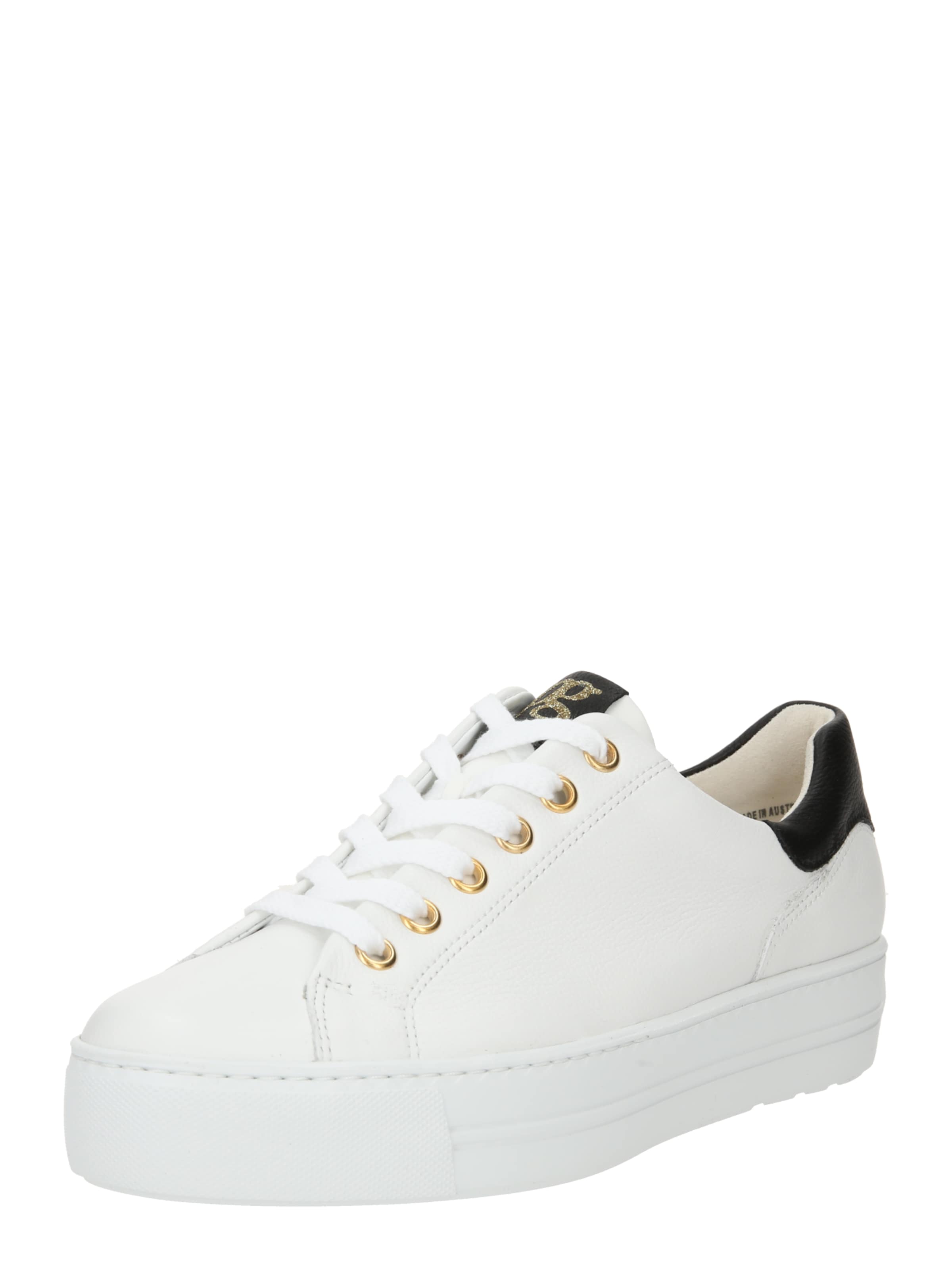 Baskets basses Paul Green en blanc : devant