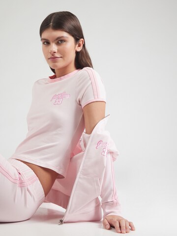 Juicy Couture Sport Toiminnallinen paita värissä vaaleanpunainen