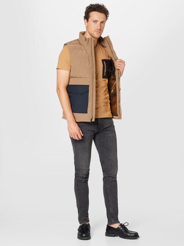 Gilet de sport 'Marquam Peak Fusion' COLUMBIA en marron