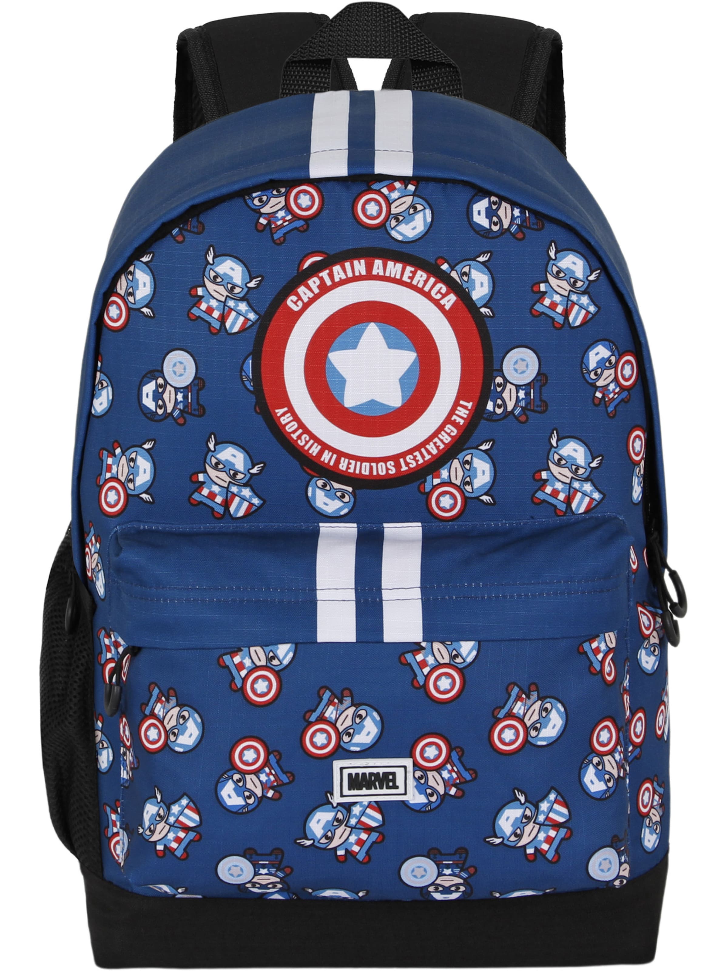 marvel Backpack 'Captain America Brave-Plus HS' in Blue: front