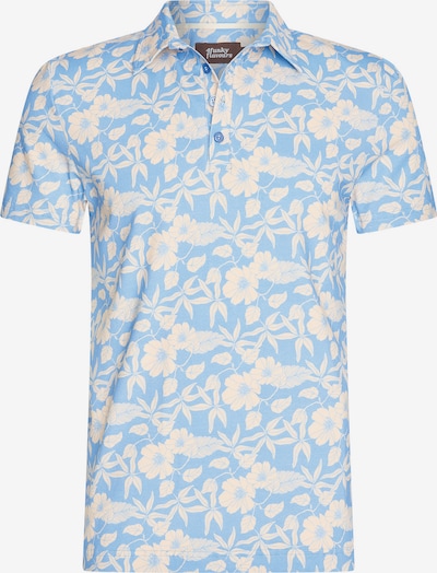 4funkyflavours Shirt 'Parachute' in de kleur Lichtblauw / Offwhite, Productweergave