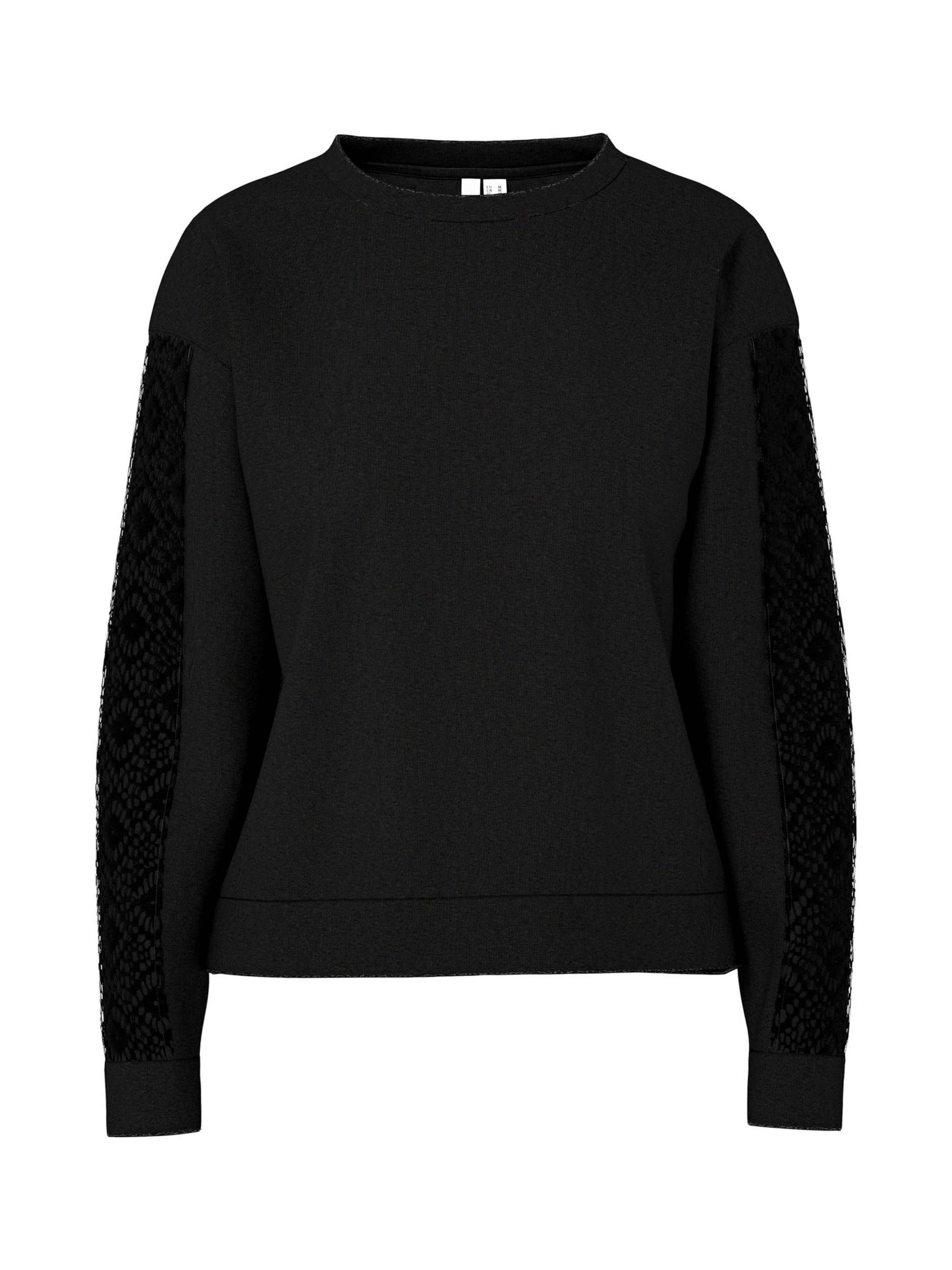 HYPEDROP Sweatshirt 'Tove' in Zwart: voorkant