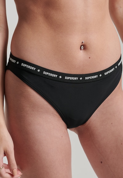 Superdry & Co Bikinibroek 'Code' in S in de kleur Zwart / Wit, Productweergave