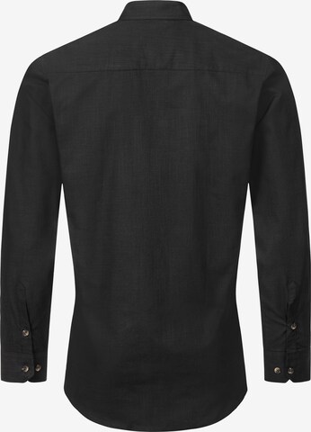 Indumentum Slim fit Button Up Shirt in Black