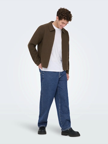 Only & Sons Avar lõige Teksapüksid 'ONSFADE', värv sinine