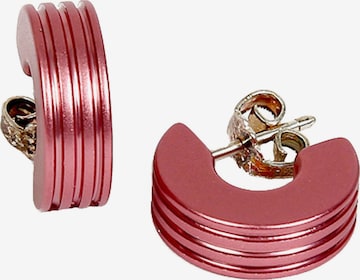 Boucles d'oreilles DeMarie en rose : devant