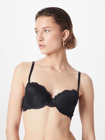 T-shirt Reggiseno di Dorina in nero: frontale