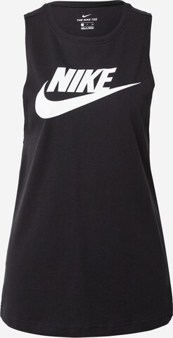 Top di Nike Sportswear in nero: frontale