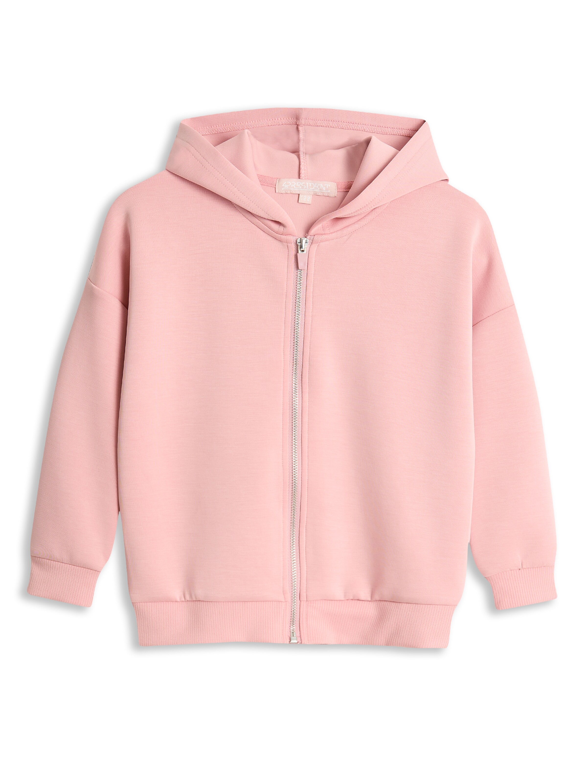 4PRESIDENT Sweatjacke 'Mia'‌ in Pink: Vorderseite