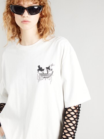 T-shirt 'GRAFFITI' ADIDAS ORIGINALS en blanc