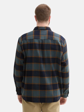 Coupe regular Chemise TOM TAILOR Men + en bleu