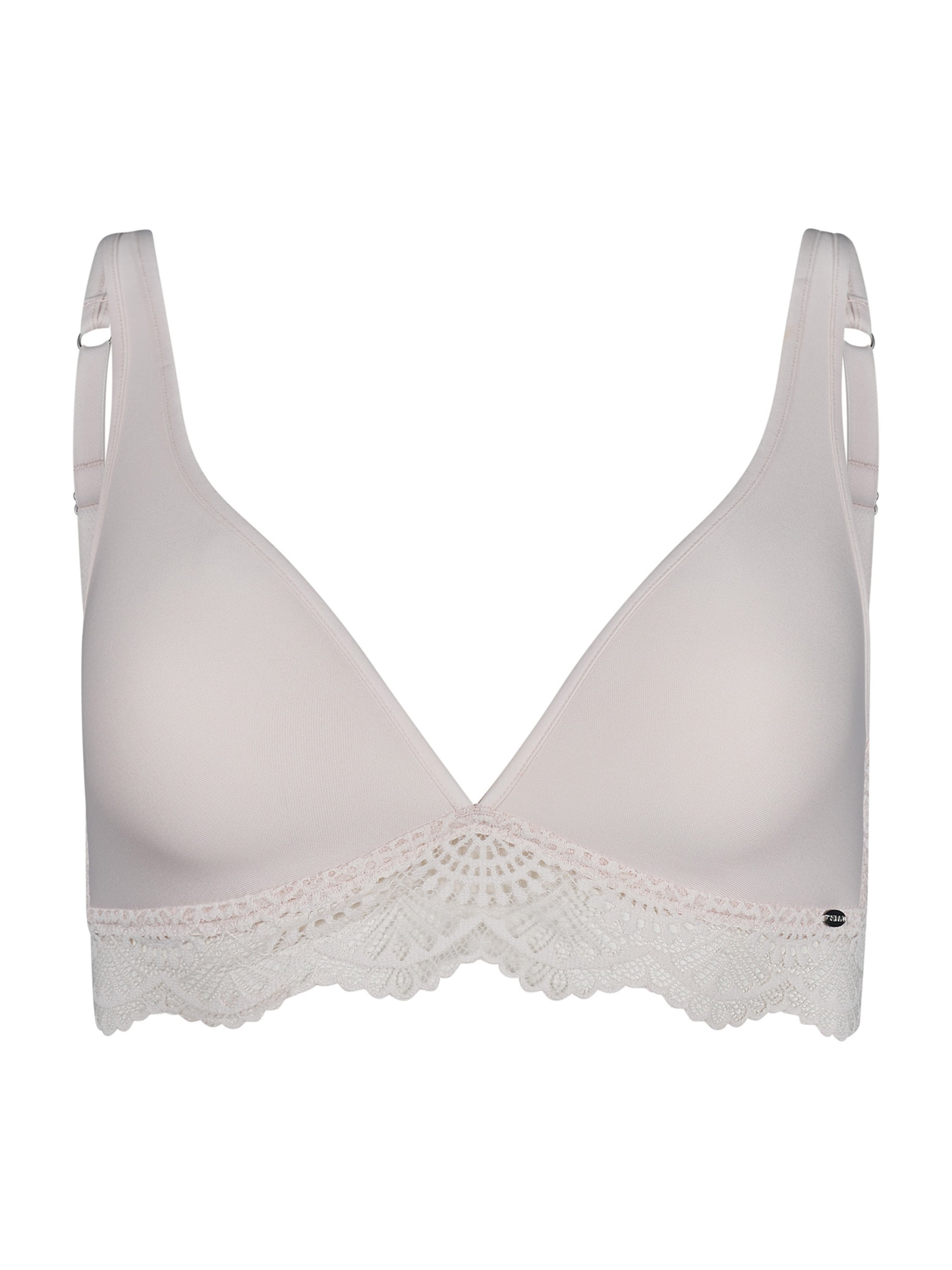 rozā Skiny Trijstūra formas Krūšturis: no priekšpuses