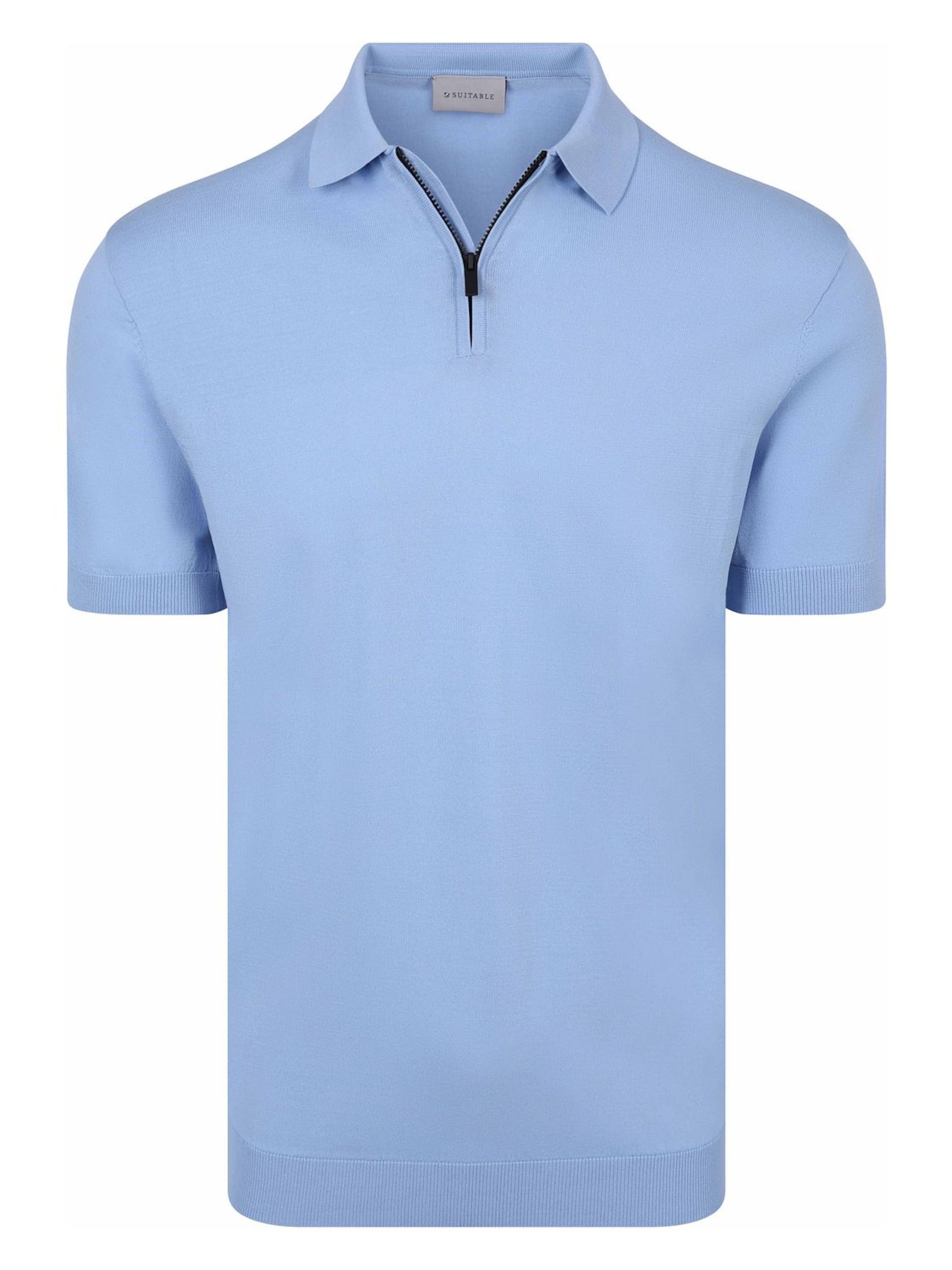 Suitable Shirt 'DAP' in Blauw: voorkant