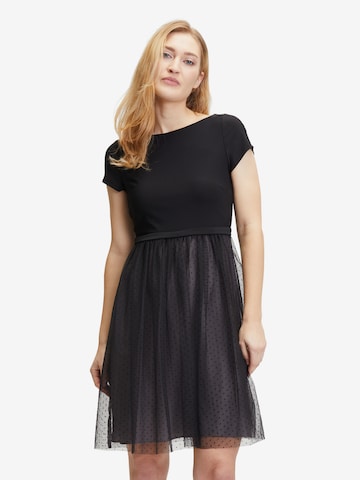 Robe de cocktail Vera Mont en noir : devant