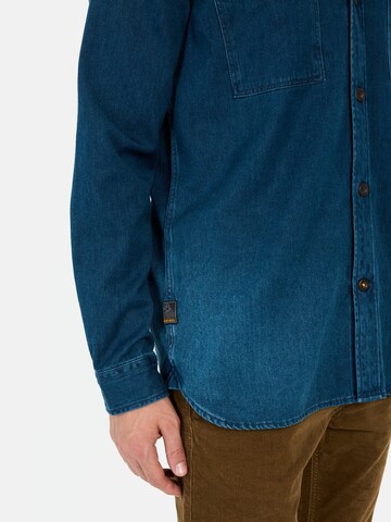 CAMEL ACTIVE Regular fit Button Up Shirt in Blue