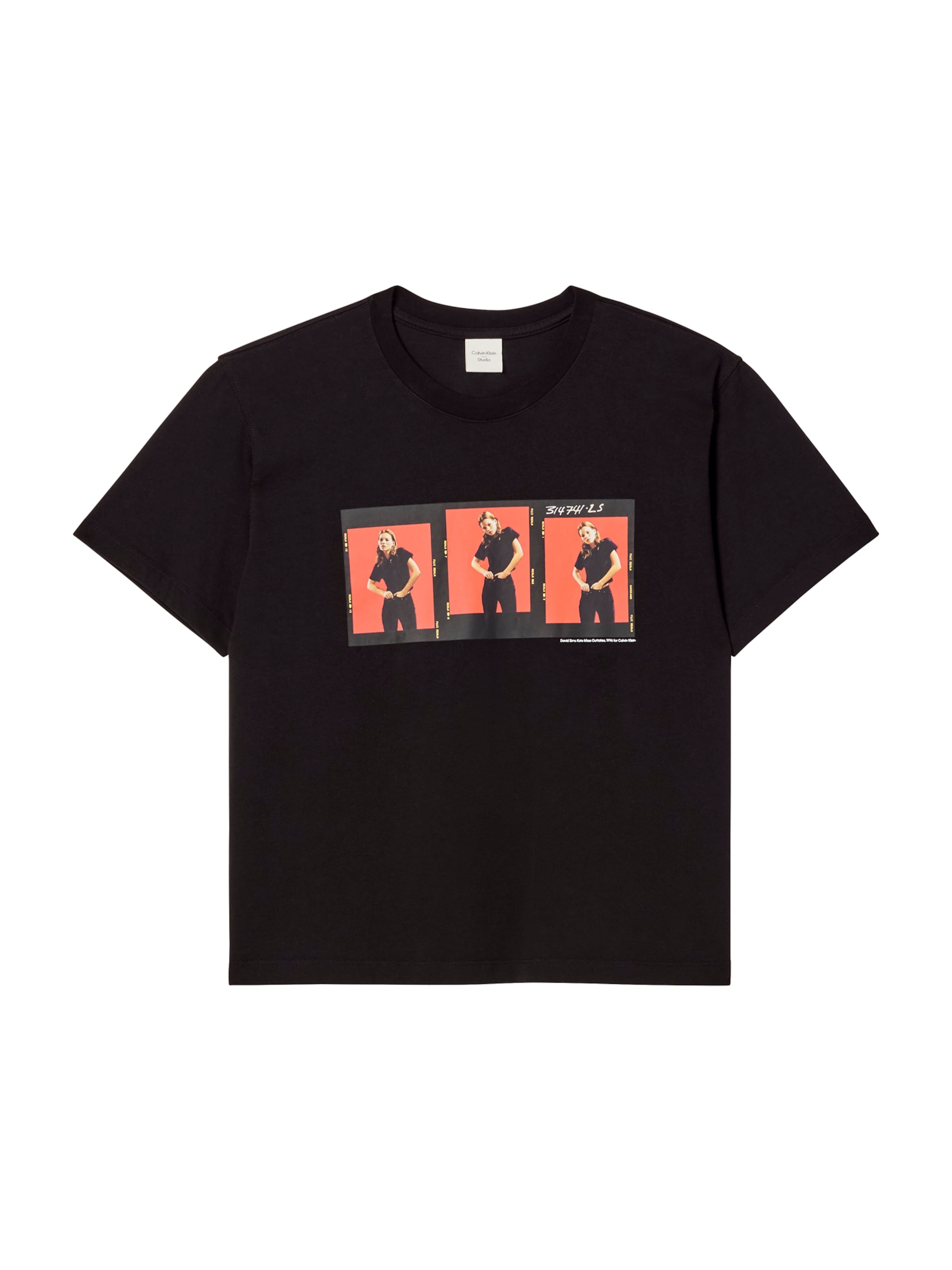 Calvin Klein Póló - fekete: elől