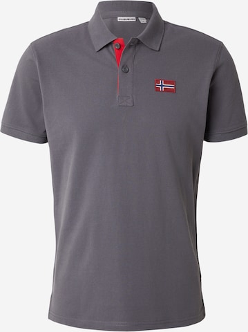 NAPAPIJRI Poloshirt 'EMIRA' in Grau: Vorderseite