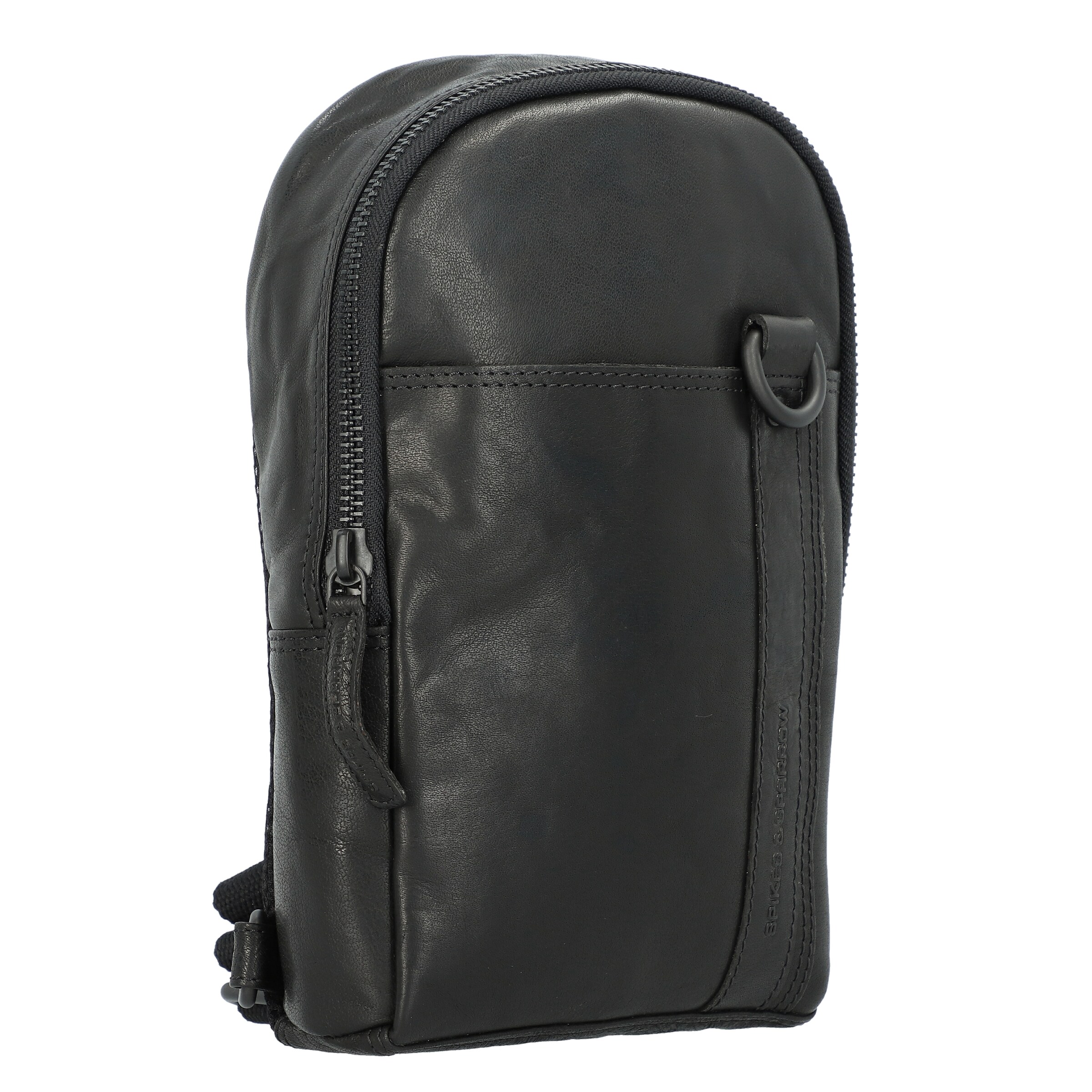 Spikes & Sparrow Umhängetasche 'Bronco' in Schwarz