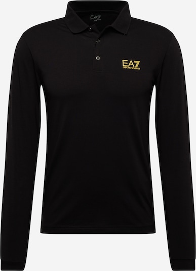 EA7 Emporio Armani Poloshirt in gelb / schwarz, Produktansicht