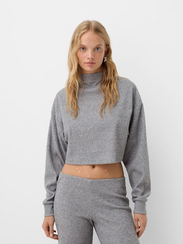 Bershka Trui in Grijs: voorkant