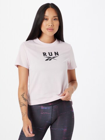 Reebok Performance Shirt in Pink: front